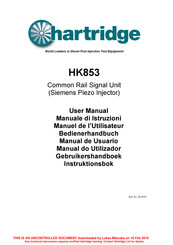 Hartridge HK853 Bedienerhandbuch