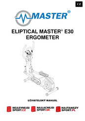 Master ELIPTICAL MASTER E30 Benutzerhandbuch