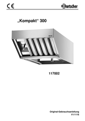 Bartscher Kompakt 300 Original-Gebrauchsanleitung