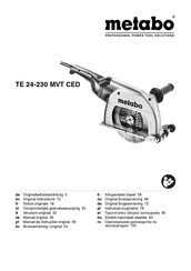 Metabo TE 24-230 MVT CED Originalbetriebsanleitung