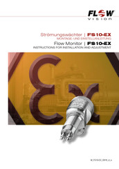 Flow vision FS10-EX Montage- Und Einstellanleitung