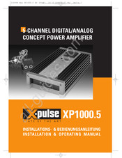 x-pulse XP1000.5 Installations & Bedienungsanleitung