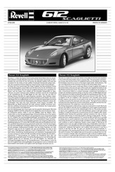 REVELL Ferrari 612 Scaglietti Handbuch