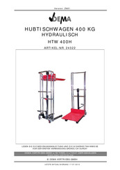 Dema HTW 400H Bedienungsanleitung
