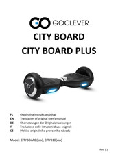Goclever CITY BOARD Übersetzungen Der Originalanweisungen