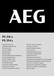 AEG PS 254 L Originalbetriebsanleitung