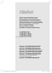 Clarion CZ501ER Benutzerhandbuch Und Installationhandbuch