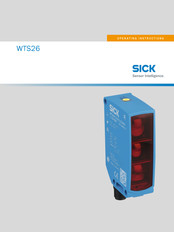 SICK WTS26 Bedienungsanleitung