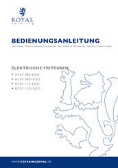 Royal Catering RCEF 08E-EGO Bedienungsanleitung