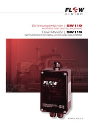 Flow vision SW119 Montage- Und Einstellanleitung