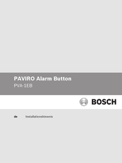 Bosch PVA-1EB Installationshinweis