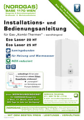 nordgas Eco Laser 20 HT Installations- Und Bedienungsanleitung