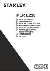 Stanley IPER E220 Bedienungsanleitung