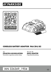 Parkside PAA 20-Li B2 Originalbetriebsanleitung