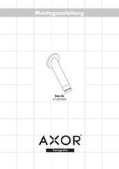 HANSGROHE AXOR Starck 27490 Serie Montageanleitung