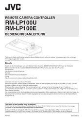JVC RM-LP100U Bedienungsanleitung