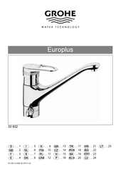 Grohe Europlus 33 932 Montageanleitung