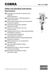 Atlas Copco Cobra TT Sicherheitshinweise Und Betriebsanleitung