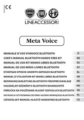 LINEACCESSORI Meta Voice Bedienungsanleitung
