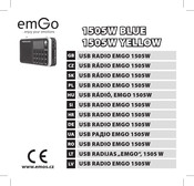 Emos emGO 1505W BLUE Bedienungsanleitung