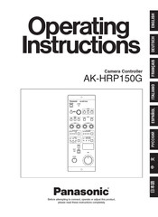 Panasonic AK-HRP150G Bedienungsanleitung