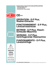 Milnor E-P Plus Betriebsanleitung