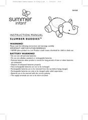Summer Infant SLUMBER BUDDIES 06436B Gebrauchsanleitung