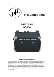PJB BASS CUB II BG-110 Benutzerhandbuch