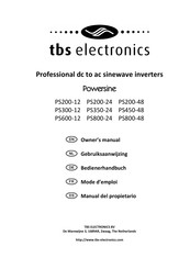 tbs electronics Powersine PS800-48 Bedienerhandbuch