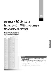 LG Multi V S4 series Montageanleitung