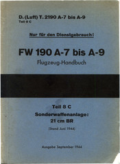 Focke-Wulf FW 190 A-7 Flugzeughandbuch