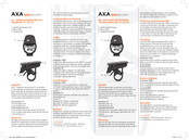 AXA GREENLINE 15 Gebrauchsanweisung