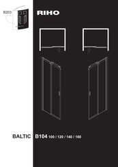 RIHO BALTIC B104 L/R 100 Montageanleitung