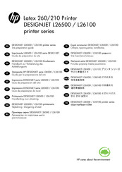 HP Latex 260 Handbuch Zur Vorbereitung Des Aufstellungsorts