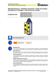Kübler 8.EMIO.SIO.102P Montageanweisung