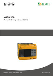Bender NGRM500 Kurzanleitung