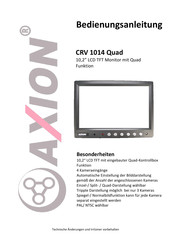 Axion CRV 1014 Quad Bedienungsanleitung