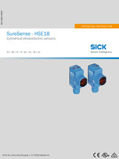 SICK SureSense HSE18 Betriebsanleitung