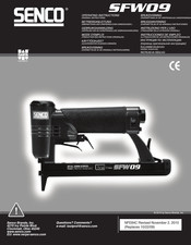Senco SFW09 Betriebsanleitung
