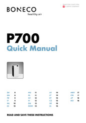 Boneco P700 Anleitung