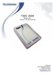TELESIGNAL TSEC 3000 Bedienungsanleitung