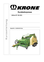 Krone Ultima CF 155 XC Kurzanleitung