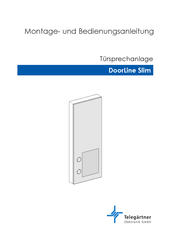 Telegärtner DoorLine Slim Montage- Und Bedienungsanleitung