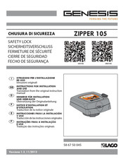 Genesis ZIPPER 105 Hinweise Für Installation Und Gebrauch