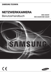 Samsung Techwin SND-6084R Benutzerhandbuch