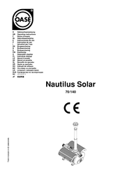 Oase Nautilus Solar Gebrauchsanweisung