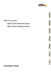 Axis P1365-E Installationsanleitung