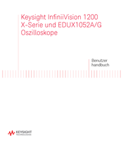 Keysight InfiniiVision 1200 x series Benutzerhandbuch