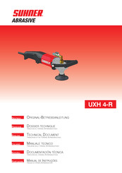 SUHNER ABRASIVE UXH 4-R Originalbetriebsanleitung