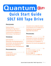 Quantum SDLT 600 Handbuch